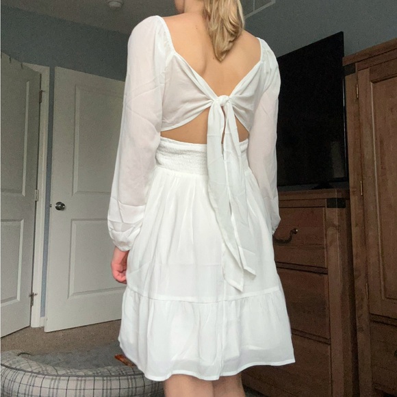 Square Neck Mini Dress - Picture 7 of 10